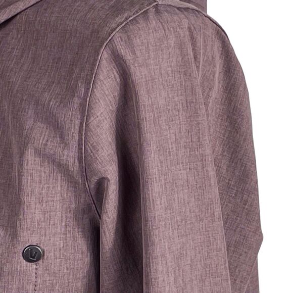 VUORI Women's Outdoor Trainer Shell Jacket Size XS Hooded Full Zip Brown # VW501 - Picture 12 of 16